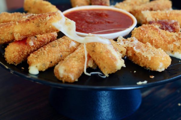 cheesy garlic herb mozzarella sticks