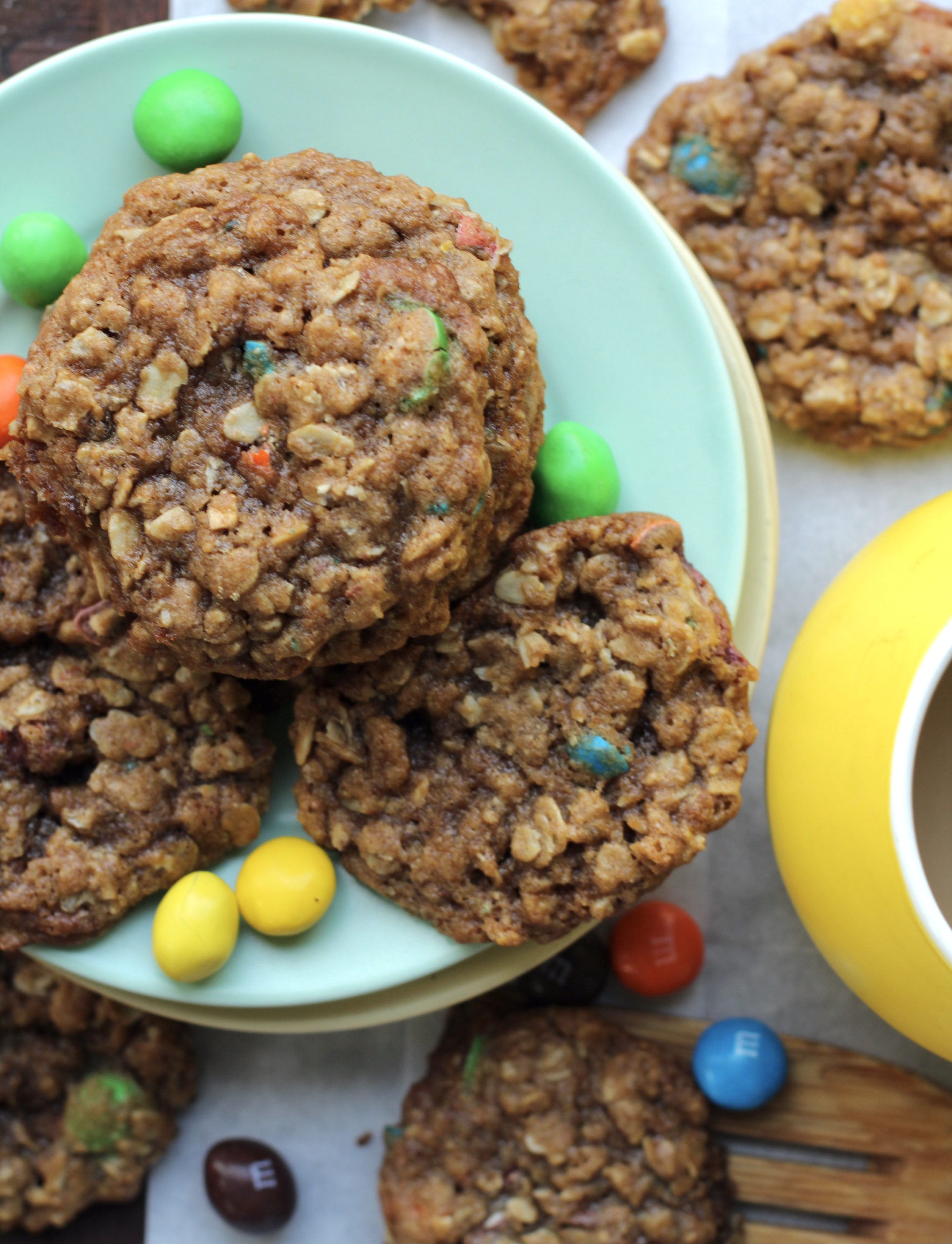 oatmeal m&m cookies