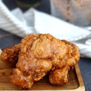 spicy maple southern fried chicken wing