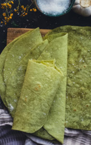 thin green tortillas 