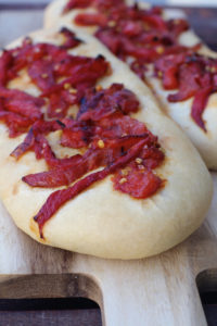 red pepper focaccia 