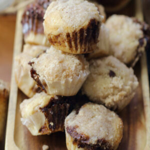 mini sour cream muffins