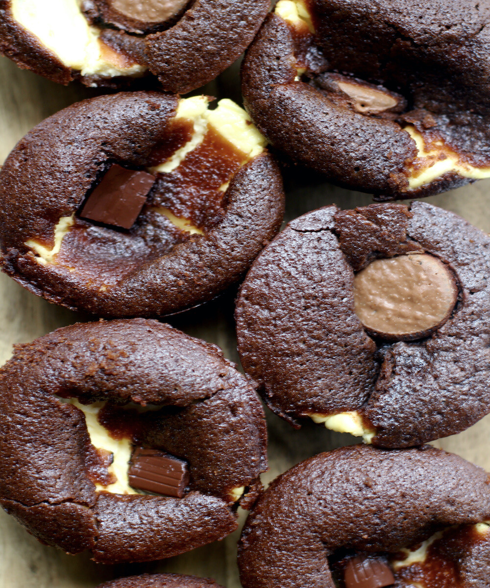 chocolate cheese muffins