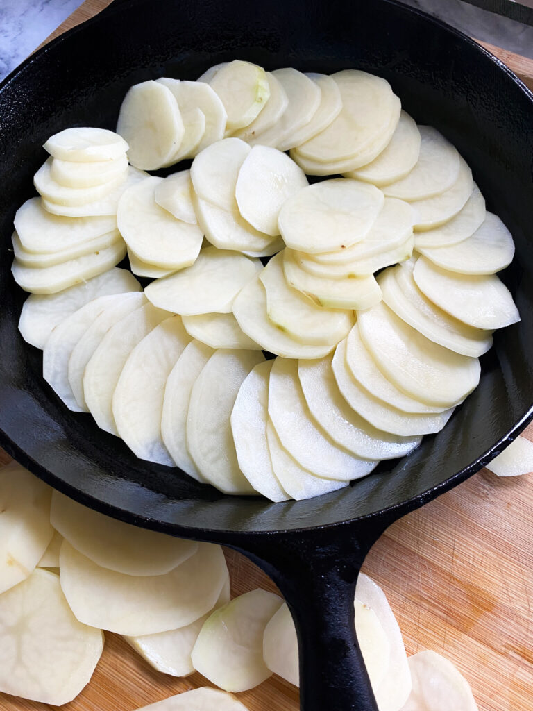 patatas for the pollo asado 