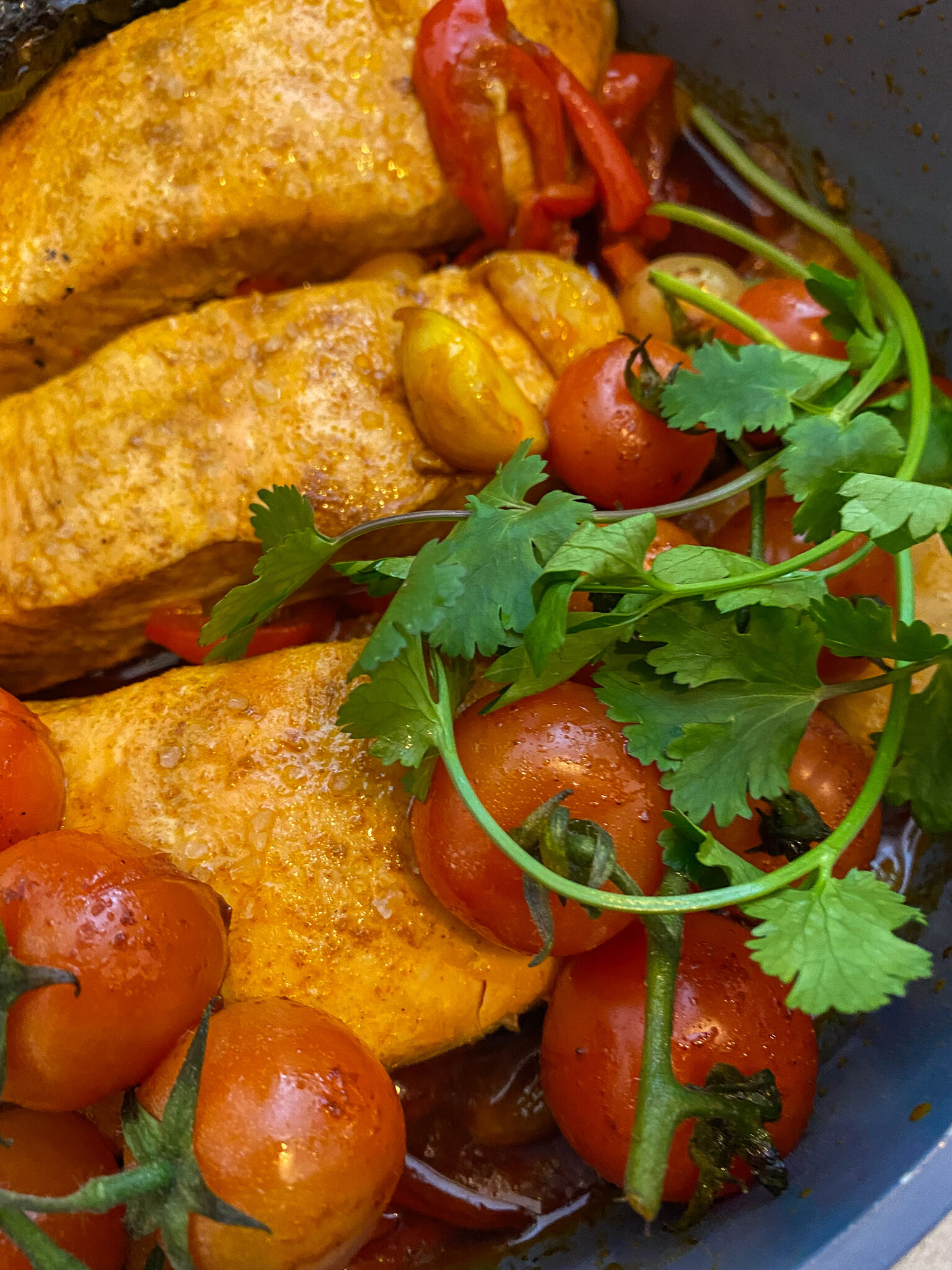 20 minute Pan Seared Moroccan Salmon Recipe - Soul&Streusel