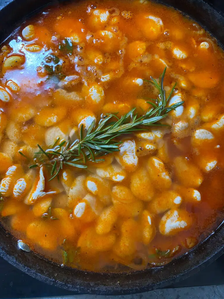 white beans as a side for asado 
