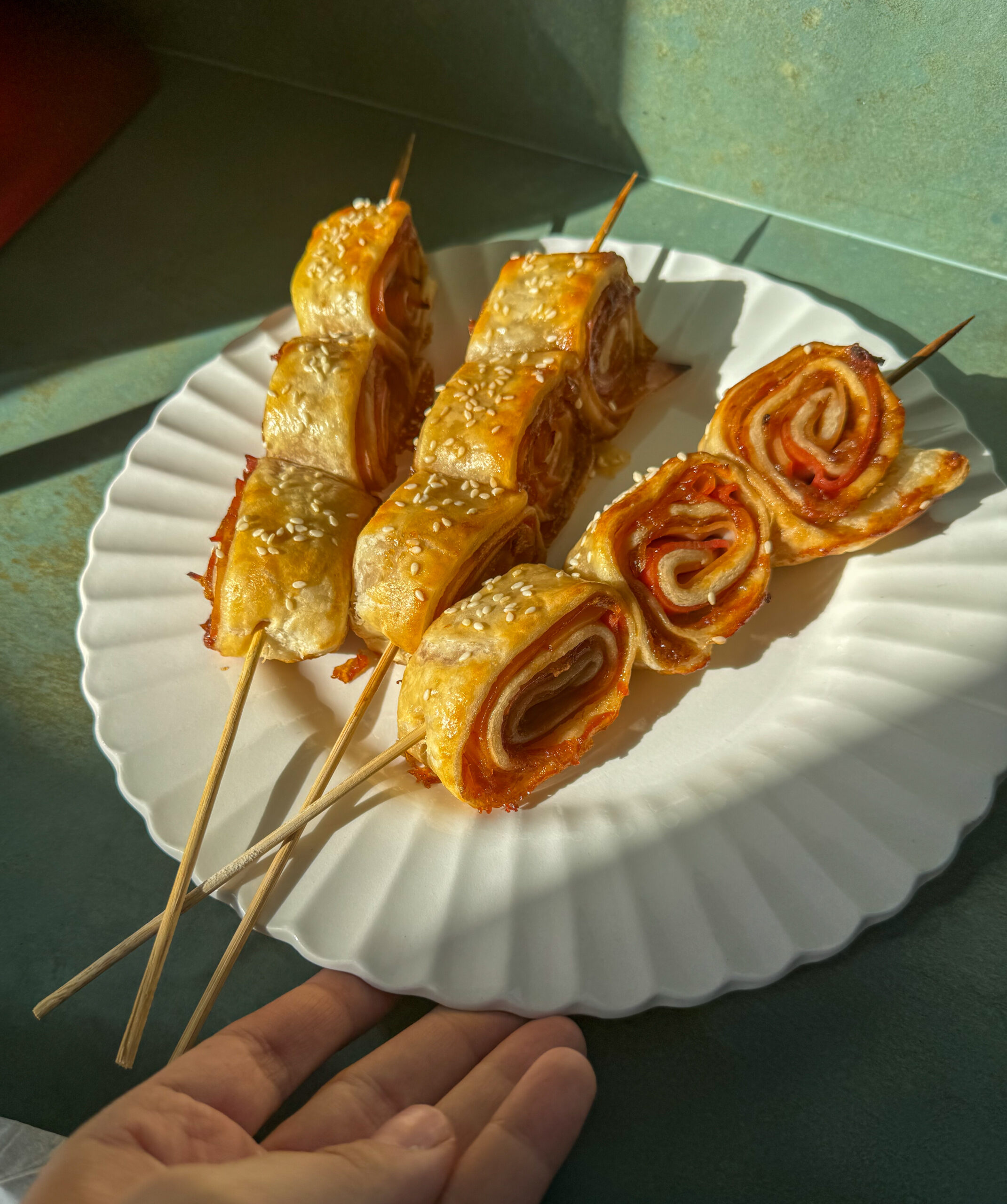 deli roll pinwheels