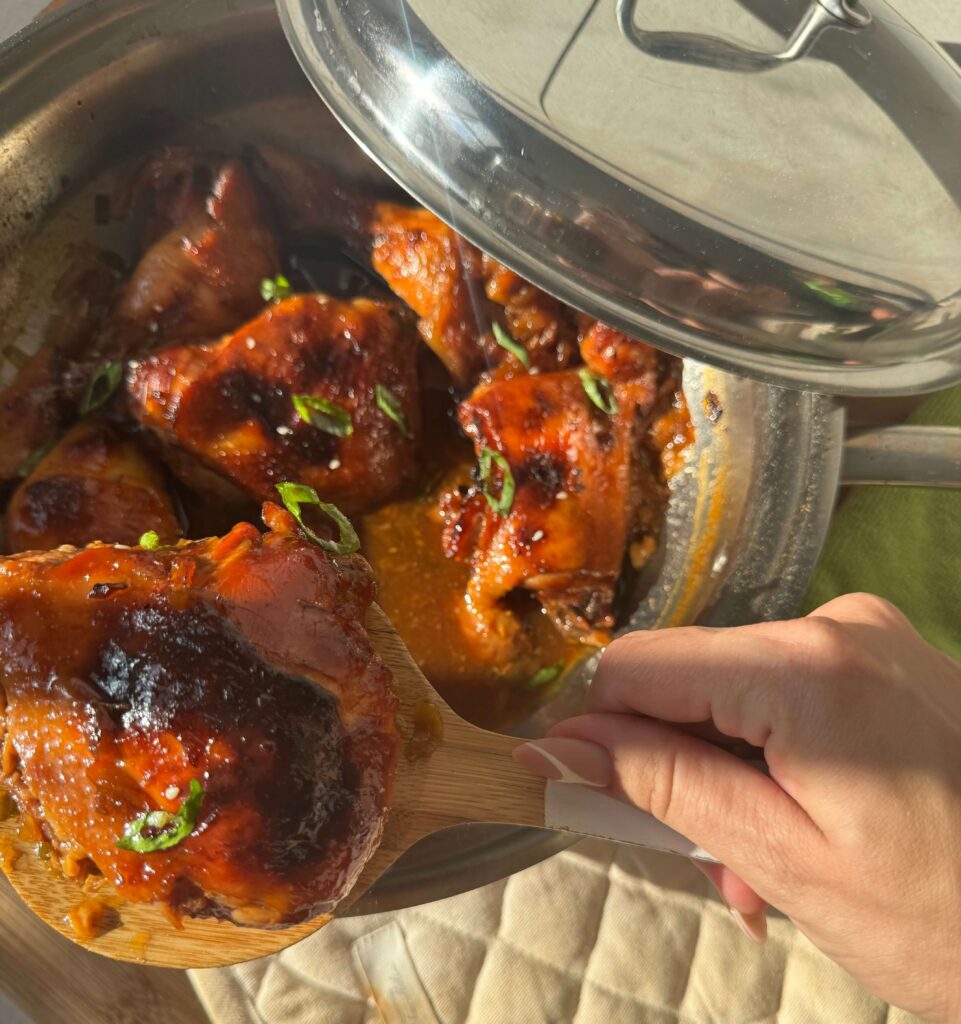 Ready to eat Hawaiian shoyu chicken