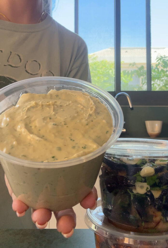 Parsley tahini 