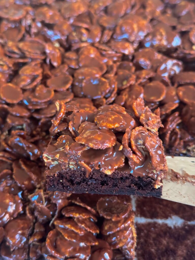 A square of lotus crunch bar 
