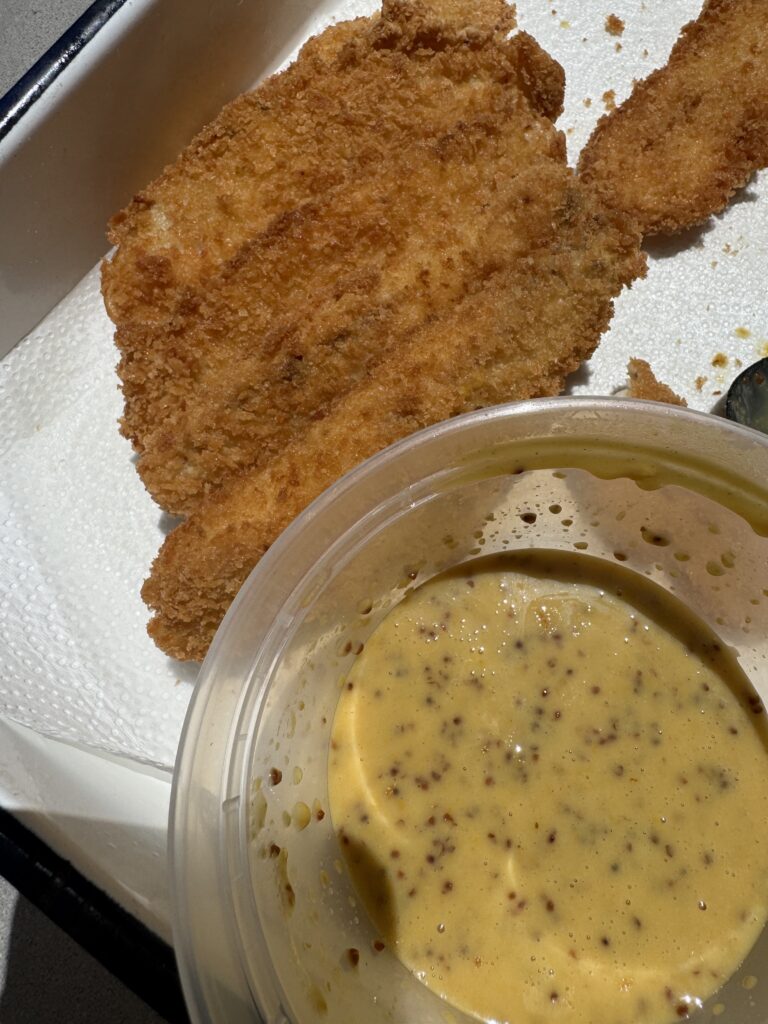 Lilikoi mustard dipping sauce 
