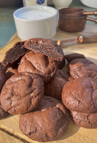 Chocolate brownie cookies
