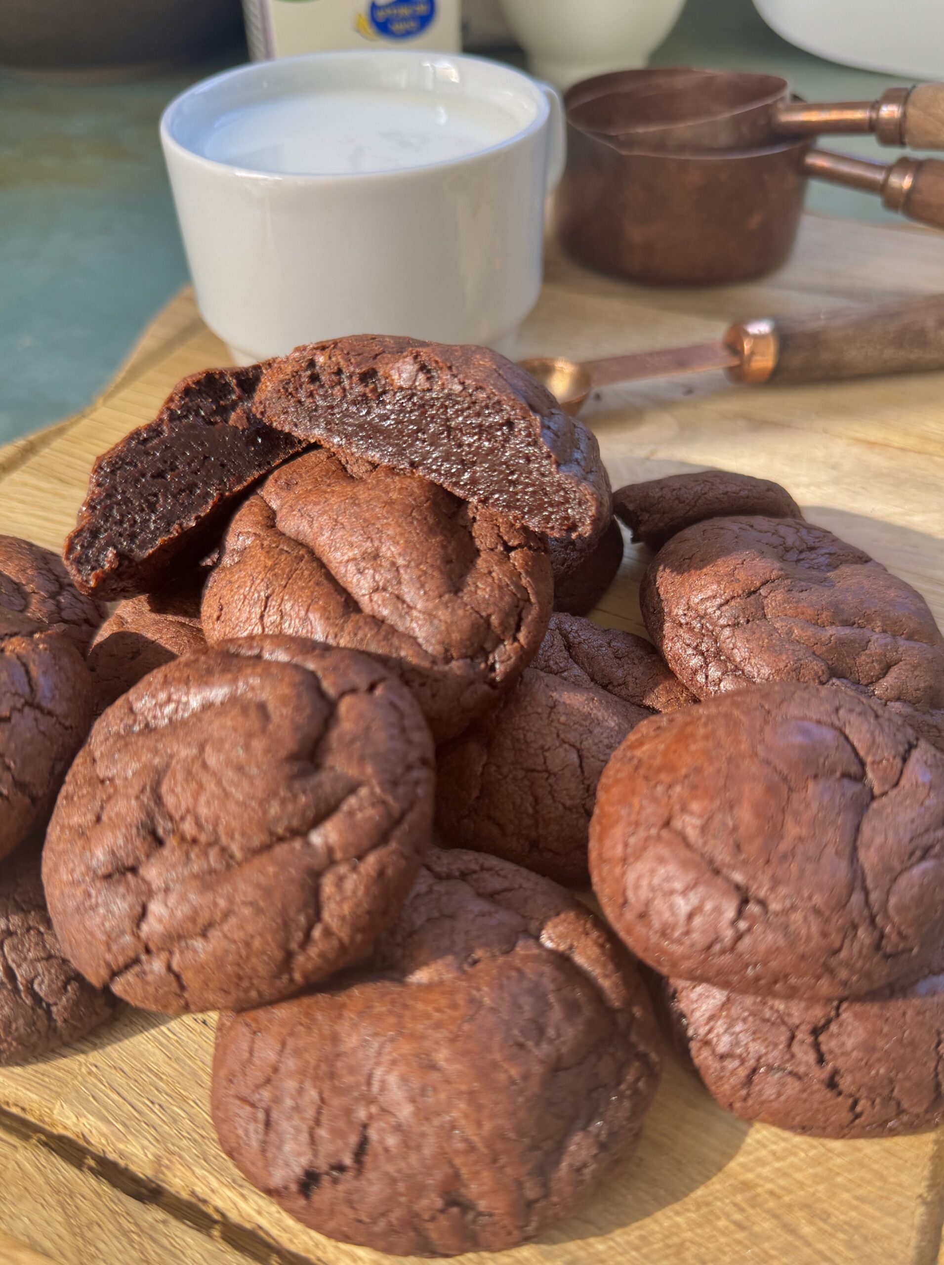 Chocolate brownie cookies