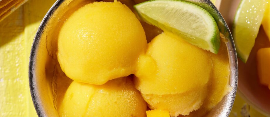 Mango Ginger Sorbet